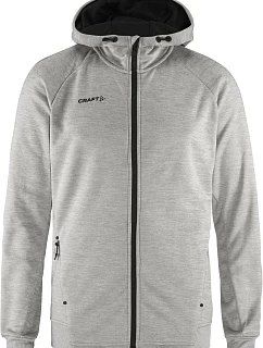 Craft Corporate ADV Unify Hoodie Jacket M Pánská bunda s kapucí 81.9132 grey melange