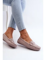 Dámské moderní semišové mokasíny fialové Rabell Dámské moderní semišové mokasíny fialové Rabell