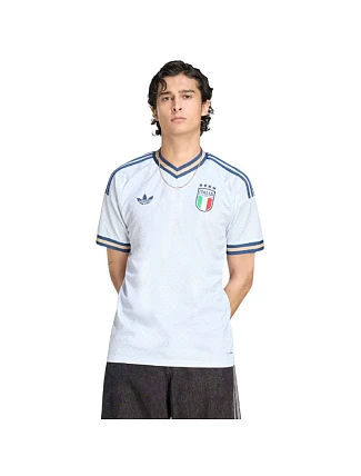 Pánské adidas Italy 26 Away Jersey bílo-modré KC8704 pánské