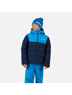 Dětská lyžařská bunda ROSSIGNOL Boy Siz Quilted Jkt, tmavě modrá