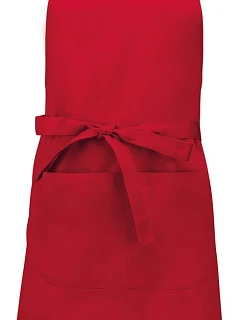 Kariban K 885 Zástěra s laclem 20.K885 red