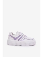 Dámské Tenisky Na Platformě Fialové Ofenale