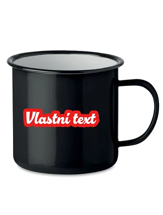 Personalizovaný retro plecháček s vlastním textem s obrysem Personalizovaný retro plecháček s vlastním textem s obrysem