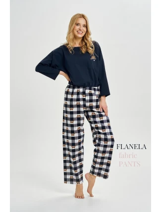 Pyžamo Taro Astrid 3441 dlouhé rukávy, velikosti S–XL, Z26/27 Pyžamo Taro Astrid 3441 dlouhé rukávy, velikosti S–XL, Z26/27