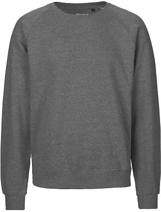 Neutral O 63001 Unisex raglánová mikina z bio bavlny 77.6301 dark heather Neutral O 63001 Unisex raglánová mikina z bio bavlny 77.6301 dark heather