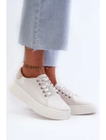 Dámské tenisky MEMORY FOAM SYSTEM BIG STAR NN276001 Bílé Dámské tenisky MEMORY FOAM SYSTEM BIG STAR NN276001 Bílé