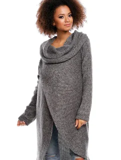 Dlouhý svetr model 84290 PeeKaBoo