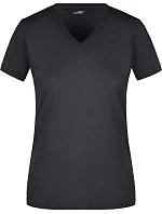 Daiber JN 972 Dámské vypasované tričko s výstřihem do V 02.0972 black Daiber JN 972 Dámské vypasované tričko s výstřihem do V 02.0972 black
