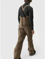 Pánské snowboardové kalhoty se šlemi 4FAW23TFTRM346-81S hnědé - 4F Pánské snowboardové kalhoty se šlemi 4FAW23TFTRM346-81S hnědé - 4F