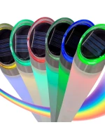 LAMPA SOLARA 4LED 2 BARVY 32,5CM