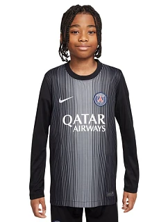 Nike PSG Goalkeeper Stadium Kids Shirt 2025/26 Black HJ5267 010