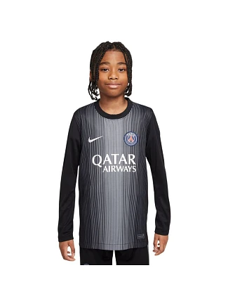 Nike PSG Goalkeeper Stadium Kids Shirt 2025/26 Black HJ5267 010