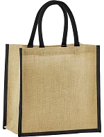 Westford Mill W 477 Jutová nákupní taška Mini 50.0477 natural/black Westford Mill W 477 Jutová nákupní taška Mini 50.0477 natural/black