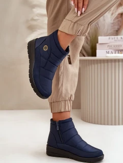 Sněhule Dámské Zateplené Modré Helis