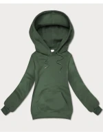 Šedozelená volná klokaní mikina s kapucí S'West (B-11#)