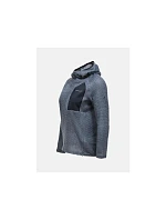 Dámská mikina PEAK PERFORMANCE W Freelight Polartec Alpha Hood, šedá Dámská mikina PEAK PERFORMANCE W Freelight Polartec Alpha Hood, šedá