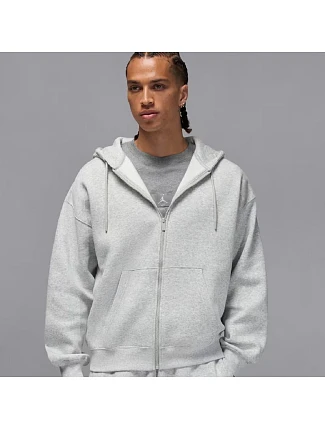 Pánská sportovní mikina Air Jordan Brooklyn Fleece Full-Zip Hoodie, šedá – IB7231-050 Pánská sportovní mikina Air Jordan Brooklyn Fleece Full-Zip Hoodie, šedá – IB7231-050