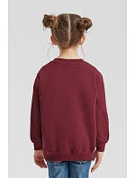 Fruit of the Loom Classic Kids Set-In Sweat Dětská mikina 16.2041 retro heather green