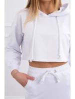 Souprava halenky a sukně bílá