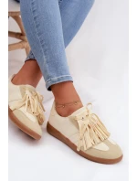 Dámské tenisky s třásněmi Žluté Dorivelle