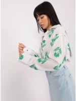 Košile LK KS 509349.04 bílá zelená