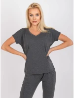 Tričko RV TS 4832.28P tmavě šedá