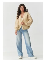 Svetr na zapínání  model 217372 Makadamia