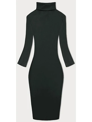 Pruhované šaty s rolákem Rue Paris tmavě khaki (5133) Pruhované šaty s rolákem Rue Paris tmavě khaki (5133)