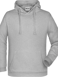 Daiber JN 796 Pánská mikina s kapucí 02.0796 grey heather