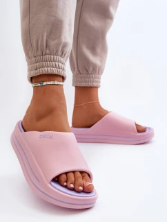 Dámské módní pantofle Big Star LL274A157 Světle růžové