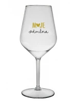 MOJE ODMĚNA - čirá nerozbitná sklenice na víno 470 ml