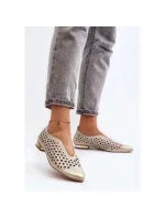 Dámské balerínky 2883/004 Ecru - ZAZOO Dámské balerínky 2883/004 Ecru - ZAZOO