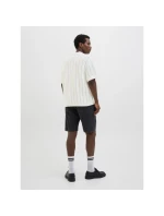 Jack&Jones pánská košile JORPAROS KNIT ESTER SS CROCHET POLO 12272562 SEA SALT