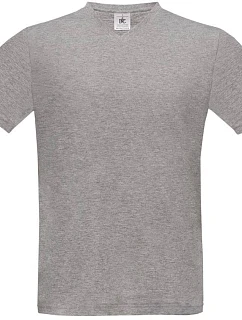 B&C Exact V-Neck Tričko s výstřihem do V 01.0006 sport grey