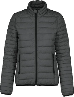 Kariban K 6121 Lehká dámská prošívaná bunda 20.6121 marl dark grey