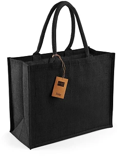 Westford Mill W 407 Jutová nákupní taška "Classic" 50.0407 black/black