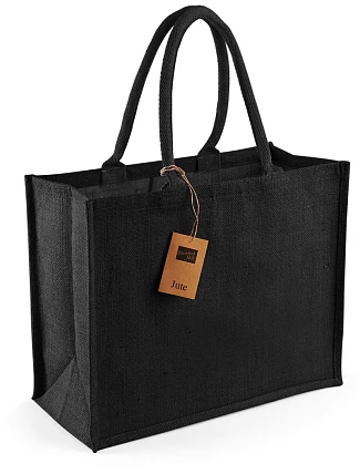 Westford Mill W 407 Jutová nákupní taška "Classic" 50.0407 black/black