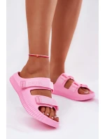 Dámské Pěnové Sandály Se Suchým Zipem Big Star RR274A528 Růžové Dámské Pěnové Sandály Se Suchým Zipem Big Star RR274A528 Růžové