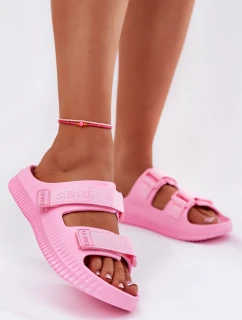 Dámské Pěnové Sandály Se Suchým Zipem Big Star RR274A528 Růžové