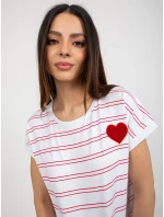 Halenka RV BZ 8619.94 bílá a červená Halenka RV BZ 8619.94 bílá a červená