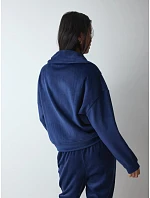 Svetr Velour Rib Sweater tm.modrý Admiral - TRIUMPH Svetr Velour Rib Sweater tm.modrý Admiral - TRIUMPH
