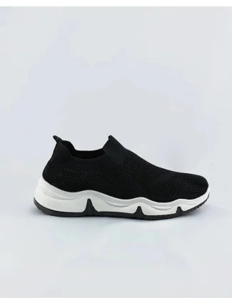 Černé dámské sportovní boty (YM-168)