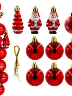 PLASTOVÉ TVAROVÁNÍ CETKY BEZPEČNÉ VÁNOČNÍ STROMEK 10KS SLÍDA