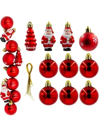 PLASTOVÉ TVAROVÁNÍ CETKY BEZPEČNÉ VÁNOČNÍ STROMEK 10KS SLÍDA