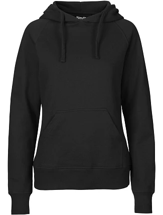 Neutral O 83101 Dámská mikina s kapucí z bio bavlny 77.8311 black Neutral O 83101 Dámská mikina s kapucí z bio bavlny 77.8311 black