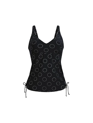 Style Malaika Top tankini - horní díl 8889-1 black - RosaFaia Style Malaika Top tankini - horní díl 8889-1 black - RosaFaia