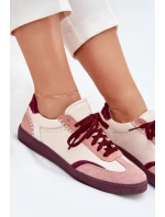 Dámské Kožené Tenisky Zazoo N1220 Béžové