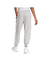 Dámské kalhoty adidas Essentials Linear French Terry Cuffed světle šedé JC5953 dámské