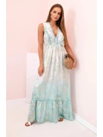 Dámské viskózové šaty s výšivkou mincovna Dámské viskózové šaty s výšivkou mincovna