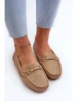 Dámské černé šněrovací mokasíny Rasirna